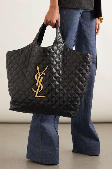 ysl shopping bag ebay|ysl large quilted tote bag.